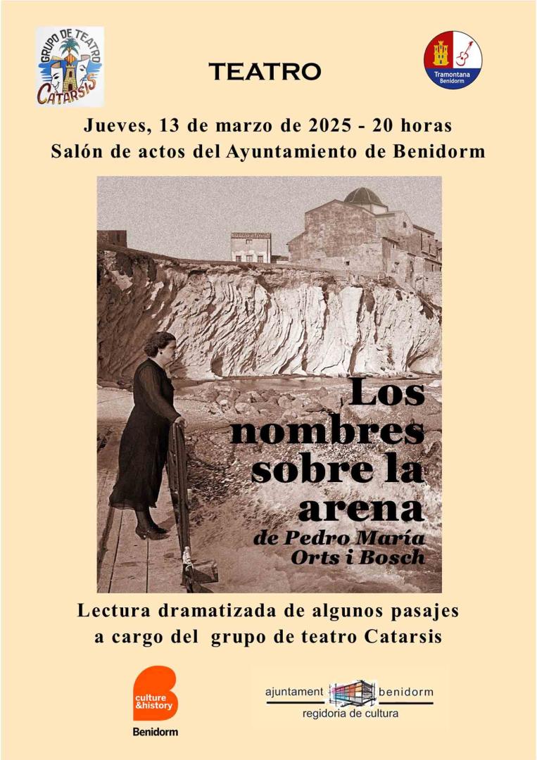 Teatro Amateur. Lectura dramatizada "Los nombres sobre la arena".